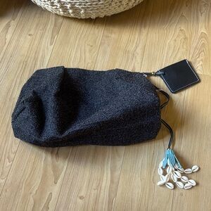 NWOT SENSI STUDIO GRAY LEATHER BAG